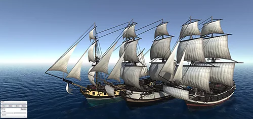 Low Mid Poly Brig Ship Pack скачать