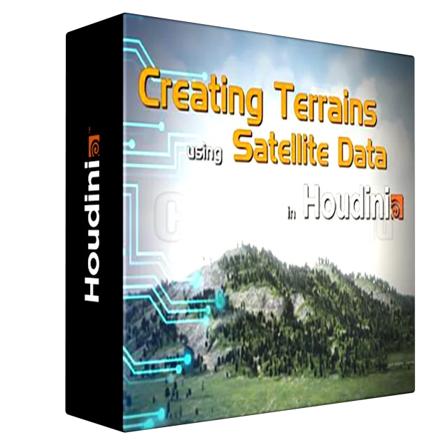 Creating Terrains using Satellite Data in Houdini