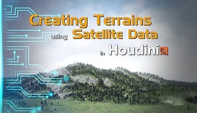 Creating Terrains using Satellite Data in Houdini ENG-RUS