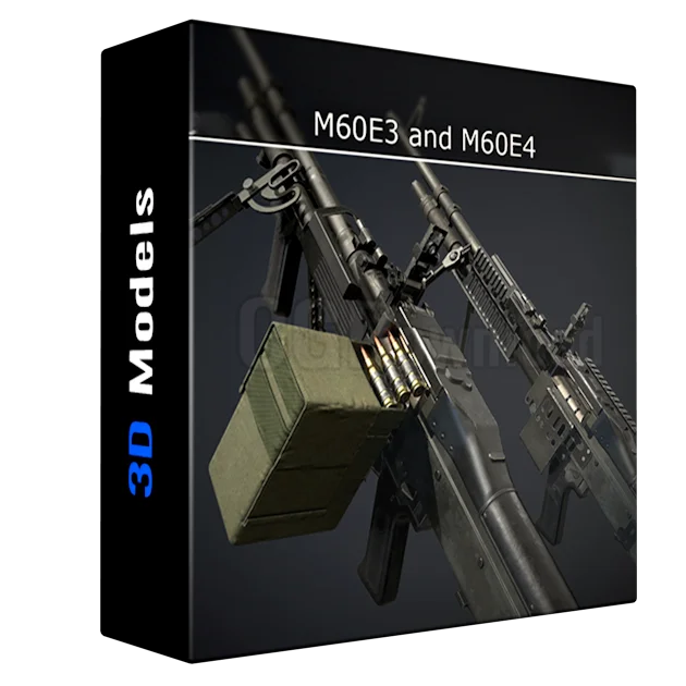 M60E3 and M60E4 Low-poly