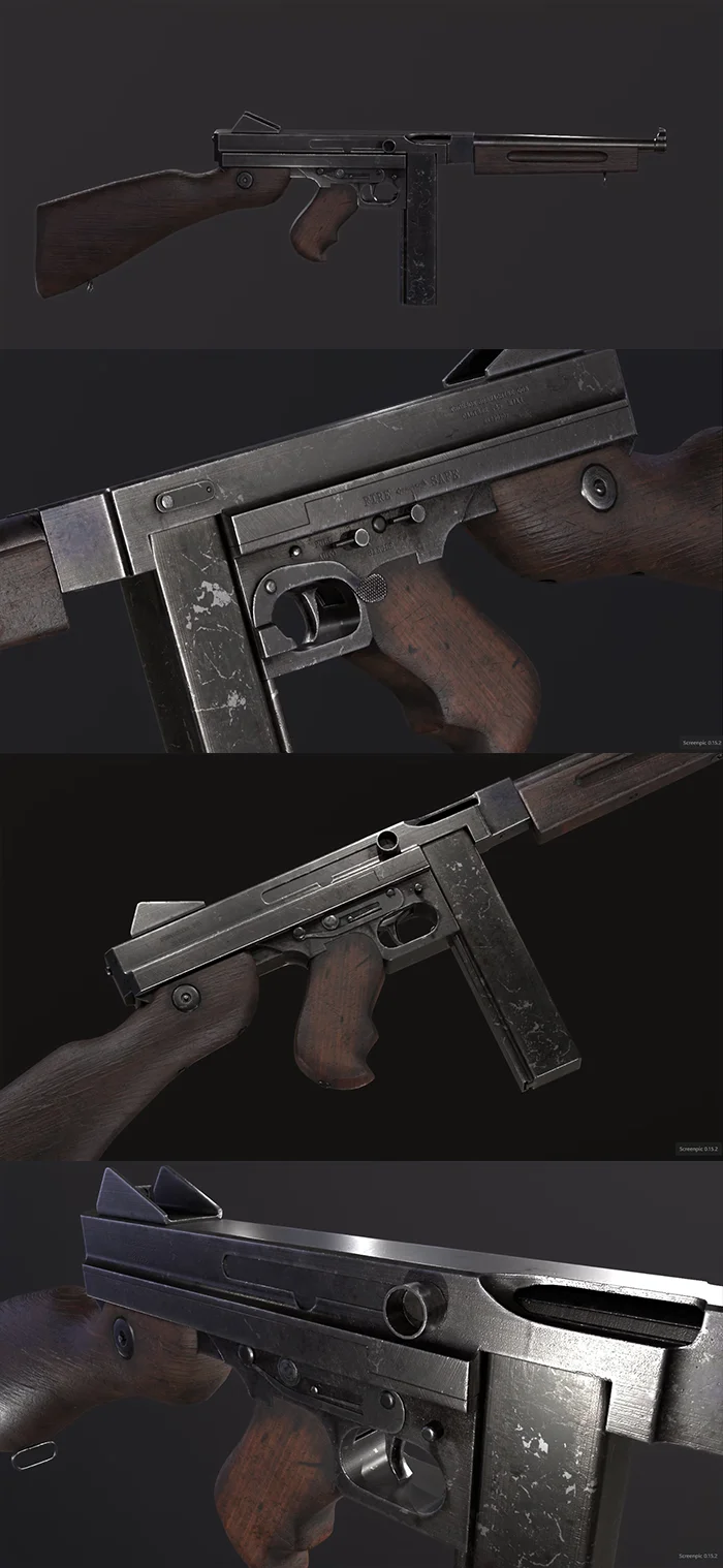 M1A1 - WW2 Submachine Gun скачать