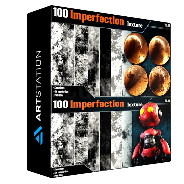 100 Imperfection Texture - Vol.06( 4K In PNG )