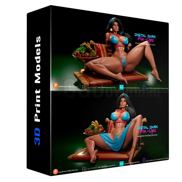 Digital Dark Pin-Ups – Jasmine