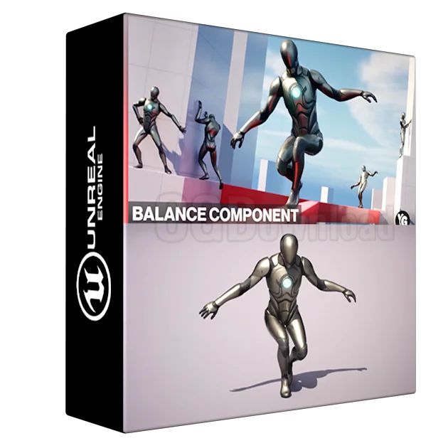 Balance Component : 53 Animations + Blueprints