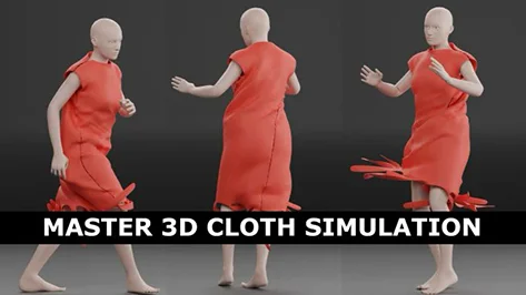 Master 3D Cloth Simulation Blender скачать