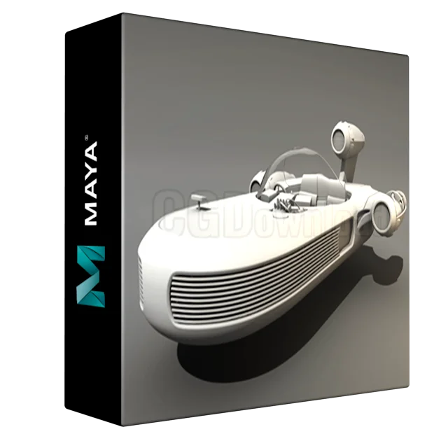 Maya 3D Masterclass - Modeling a 3D Sci-Fi Vehicle in Maya