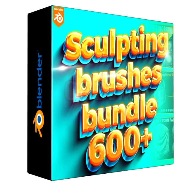 600 + Blender Sculpting Brushes