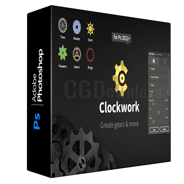 Clockwork - Create Gears & More in Photoshop