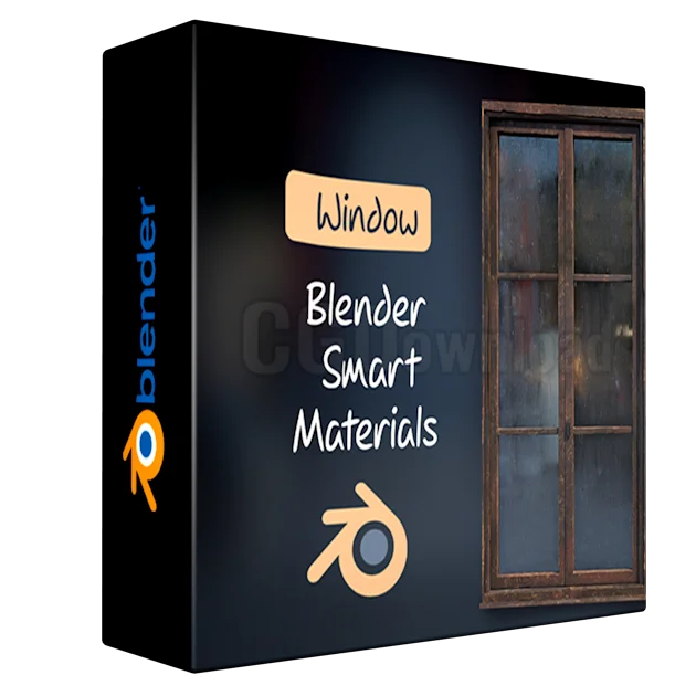 Blender Smart Materials_Window_Procedural Water Drops