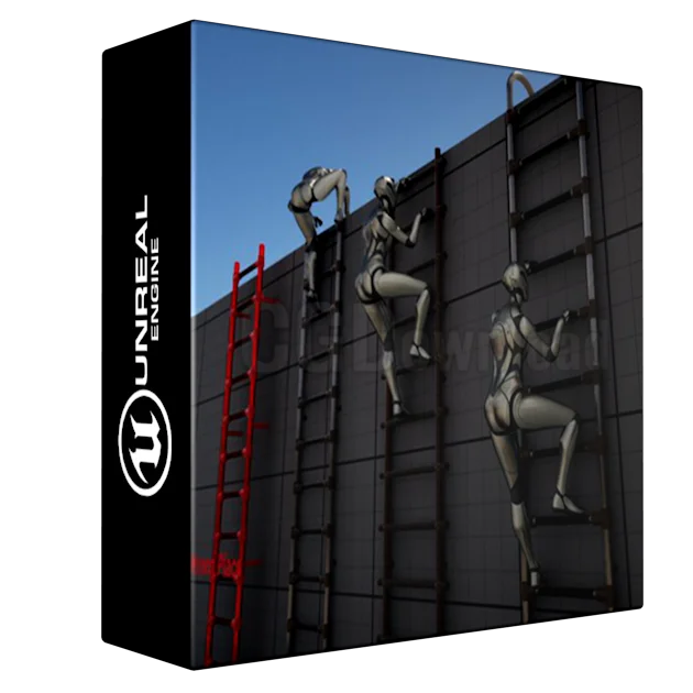 Unreal Engine 5:Enhance animation skill with Ladder Climbing