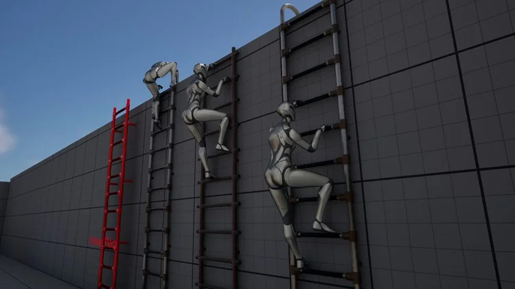 Unreal Engine 5 Enhance animation skill with Ladder Climbing скачать