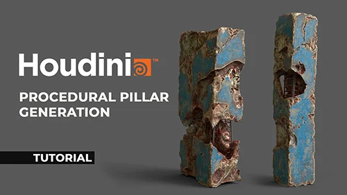 Houdini Tutorial Procedural Pillar Generation скачать