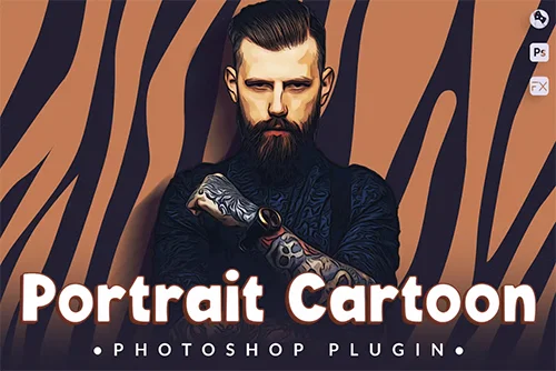 Portrait Cartoon Advanced Cartoon PS Plugin скачать