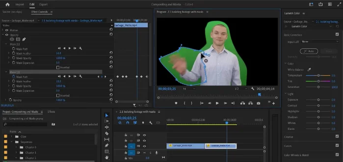 Premiere Pro Guru Compositing and Masks скачать