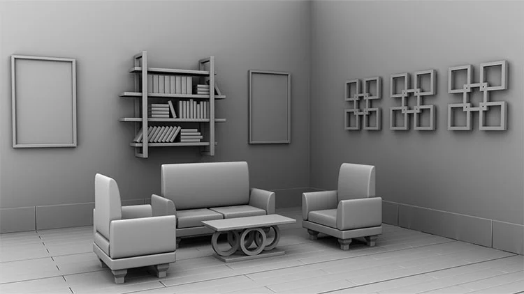 3D Furniture Design with Maya Living Room скачать