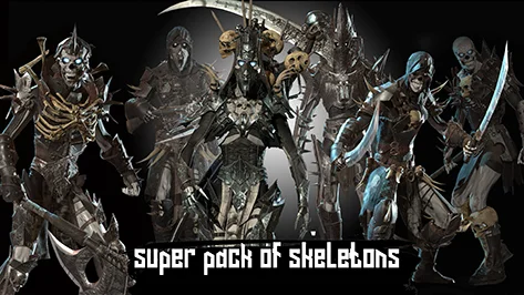 Super pack of skeletons скачать