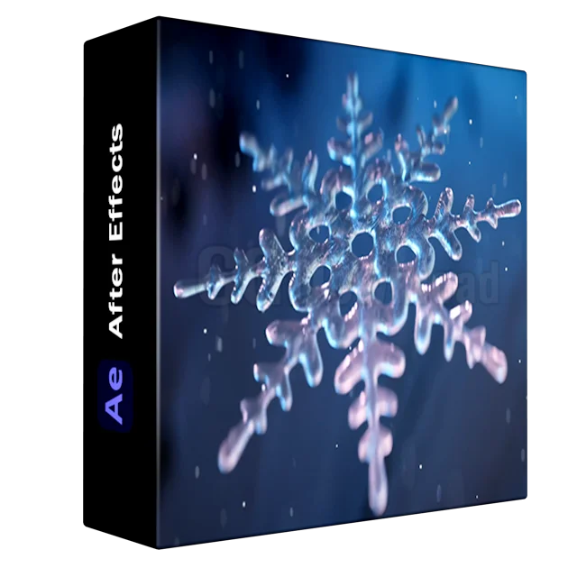 Ice Snowflake Logo Reveal