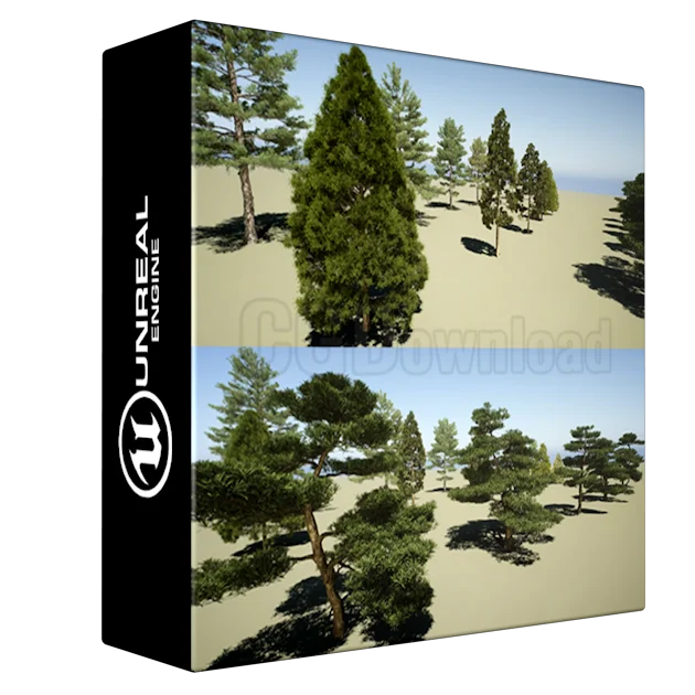 Realistic pine treesV3