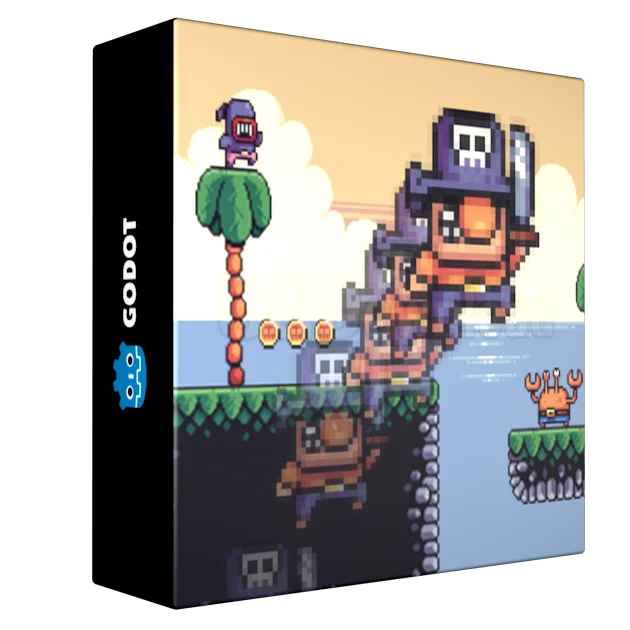 Build a complete pixel platformer in Godot 4!