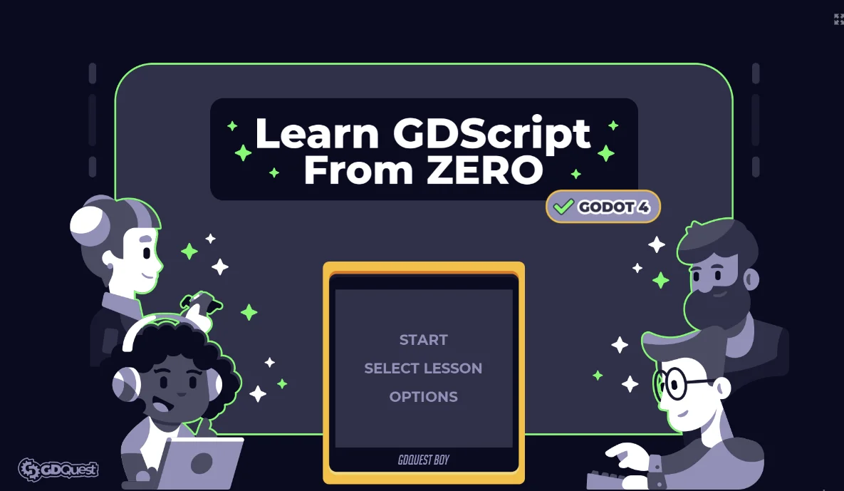 GDQuest - Learn to Code From Zero With Godot скачать