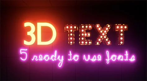 3D Text Generator - Diegetic Design - Custom Fonts скачать