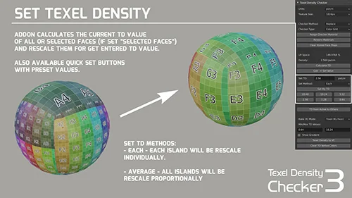 Texel Density Checker скачать