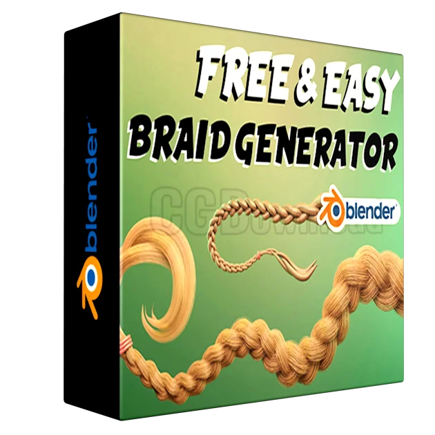 Blender - Braidify (Procedural Braid Generator)