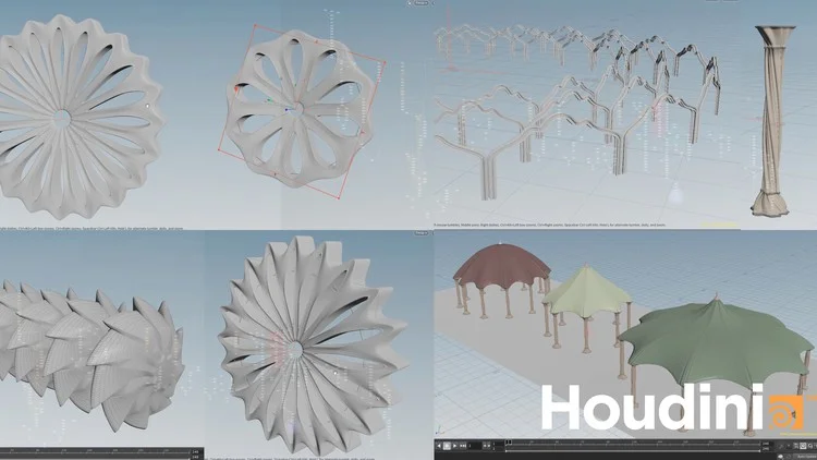 Intro to Architectural Procedural Modeling in HoudiniFX скачать