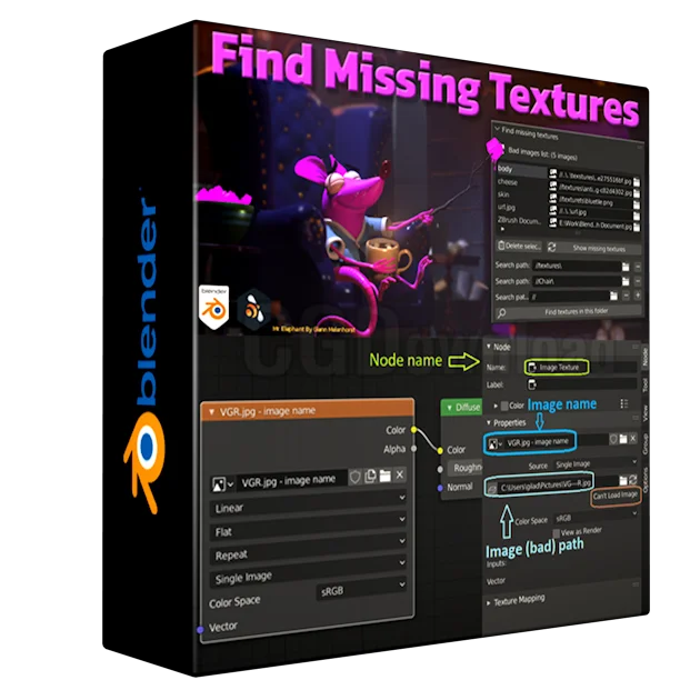 Find Missing Textures