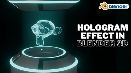 Hologram Effect in Blender 3D скачать