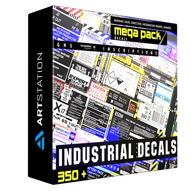 Industrial Decals 350+ MEGA Pack