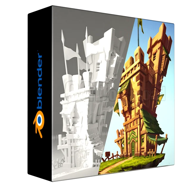 Modeling stylized Game Castle - Mastering Stylized Art