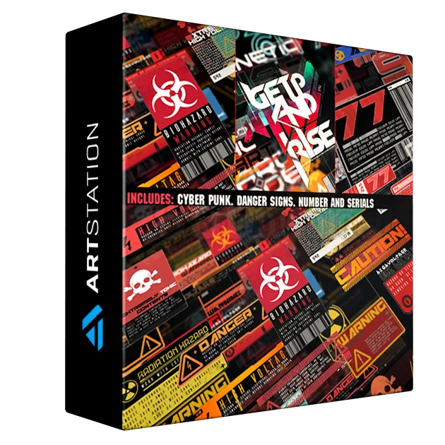 360+ CyberPunk decals Bundle