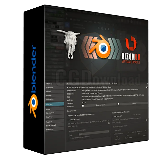 Blender To RizomUV