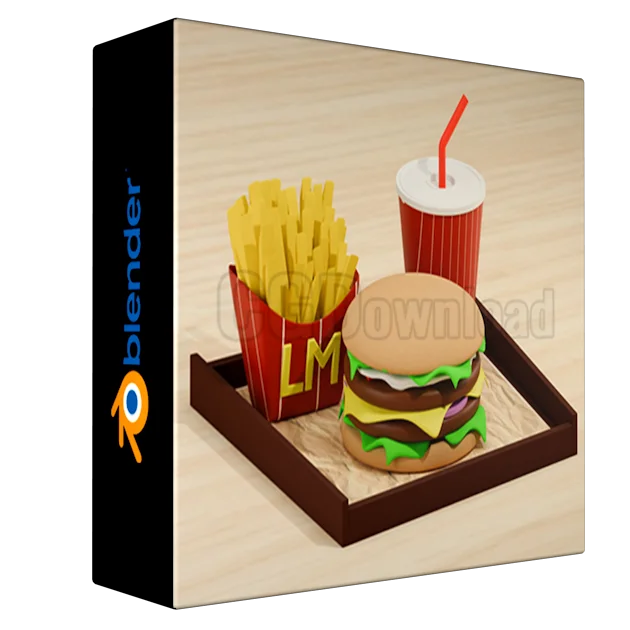 Blender : Burger Set