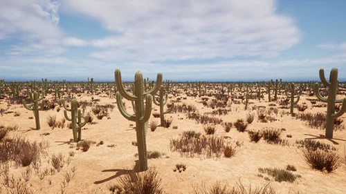 Create realistic game Cactus Optimized with Speedtree скачать