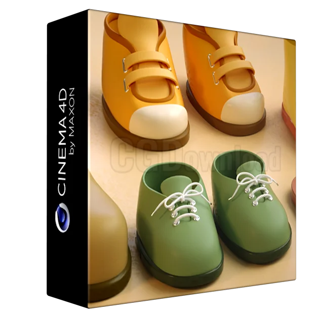 Patata School - How to Make Your Own Shoe Collection in C4D