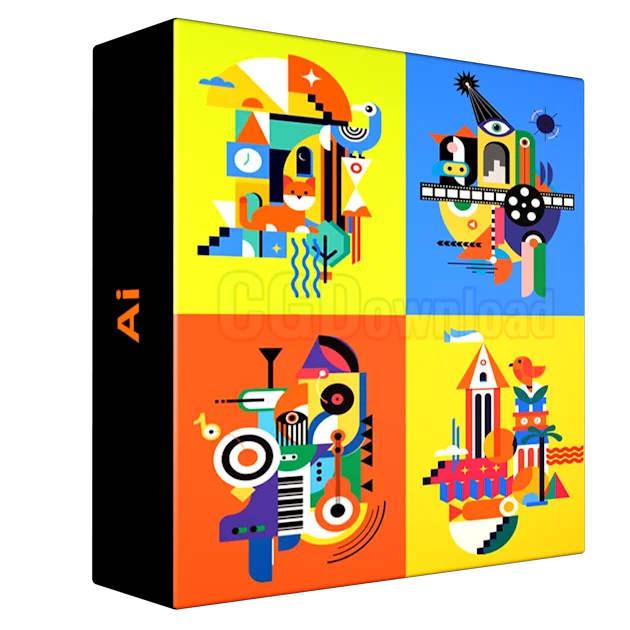 Abstract Poster Design: Using Adobe Illustrator to Create Eye-Catching Vector Illustrations