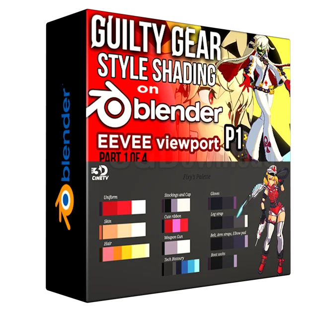 Guilty Gear Stylized shader in Blender’s Eevee