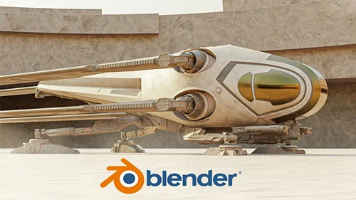 BLENDER Creating the Dune Ornithopter from start to finish скачать