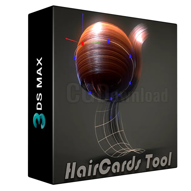 3ds MAX - Hair Cards Tool