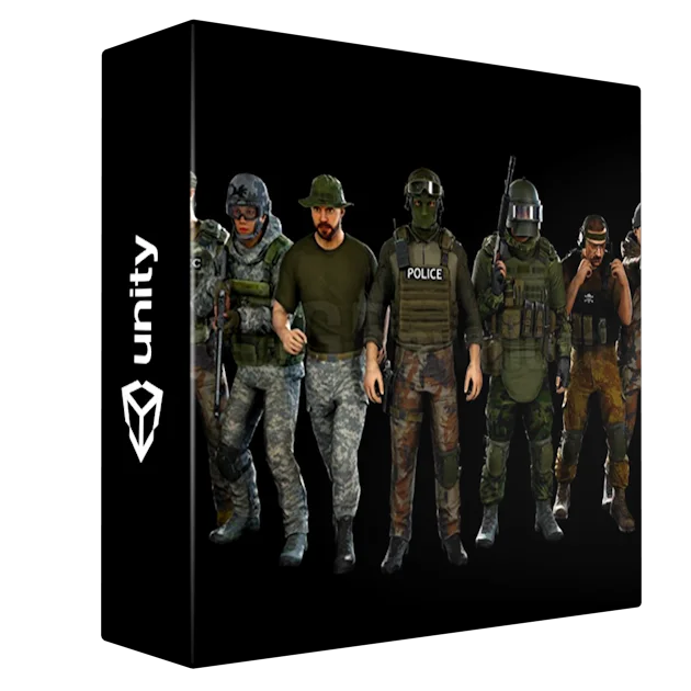 Modular military character 2 - Unity