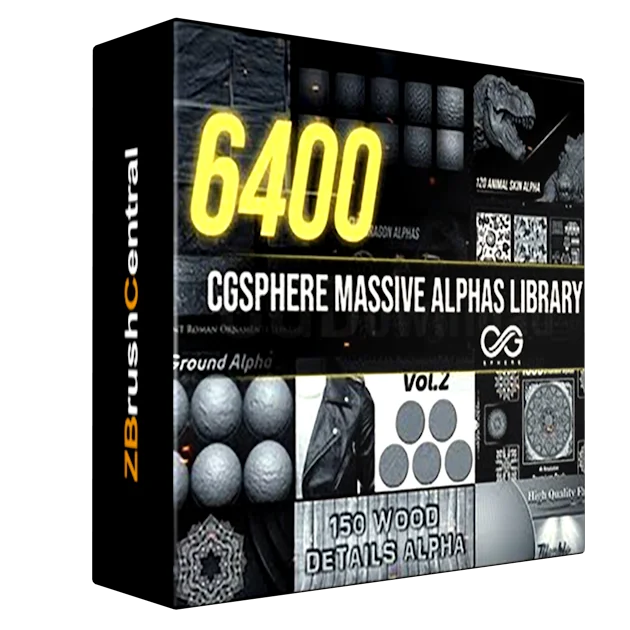 8250 Alpha And Brushes For Zbrush