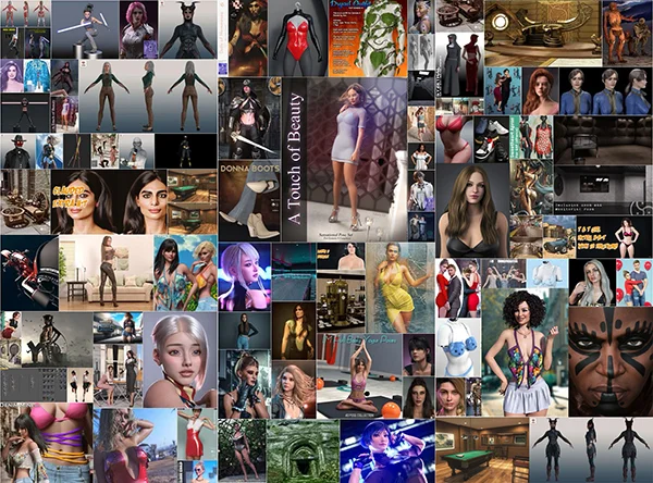 DAZ 3D, Poser Bundle 1 Май 2024 скачать