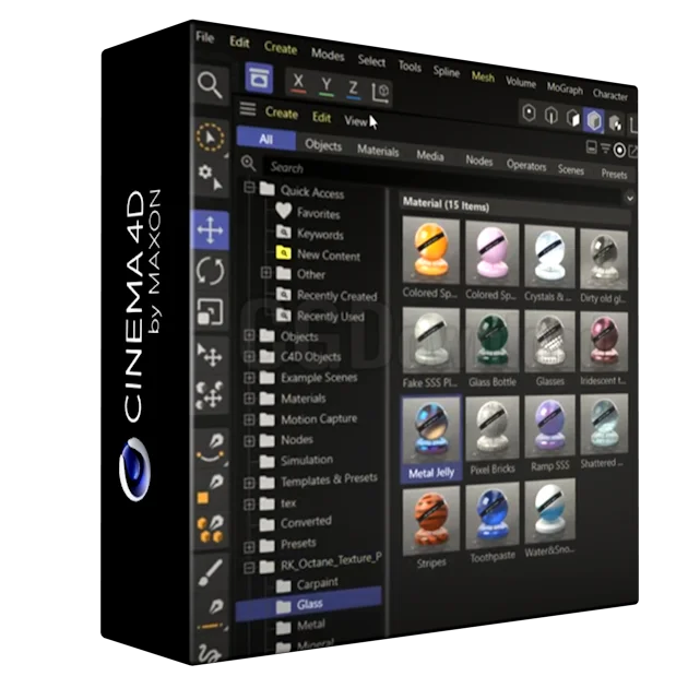 Cinema 4D - Assets Folder