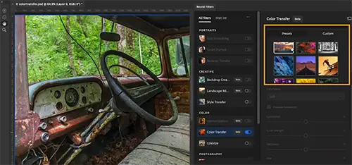 Photoshop AI Neural Filters for Creative Edits скачать