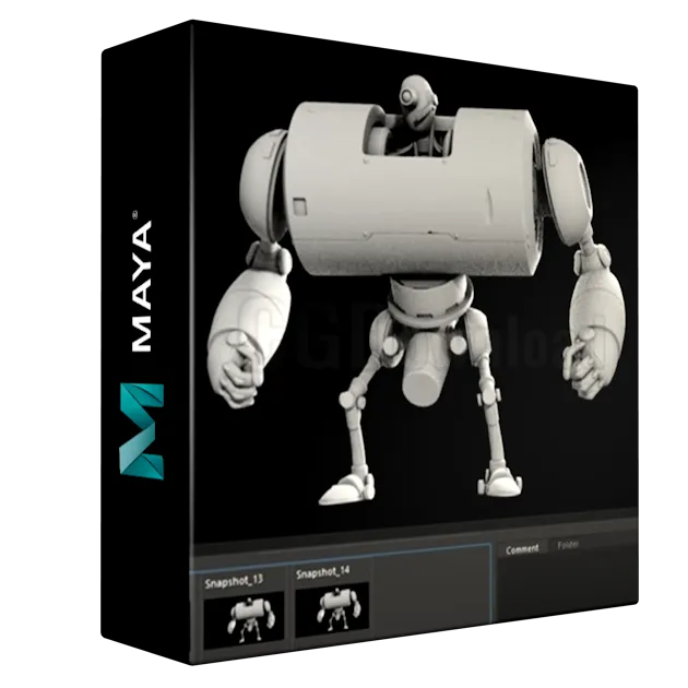 Creating a Robot Character in Maya 2022