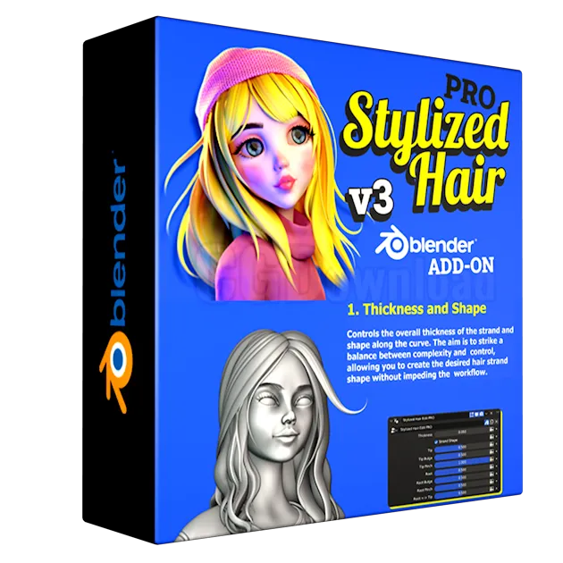 Stylized Hair PRO