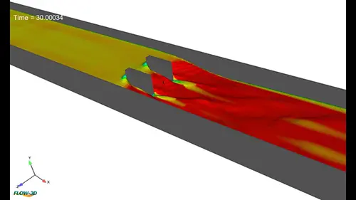 CFD simulation using FLOW-3D скачать