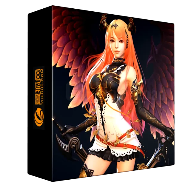 Japanese and Korean style charming character "Dark Angel Olivia"